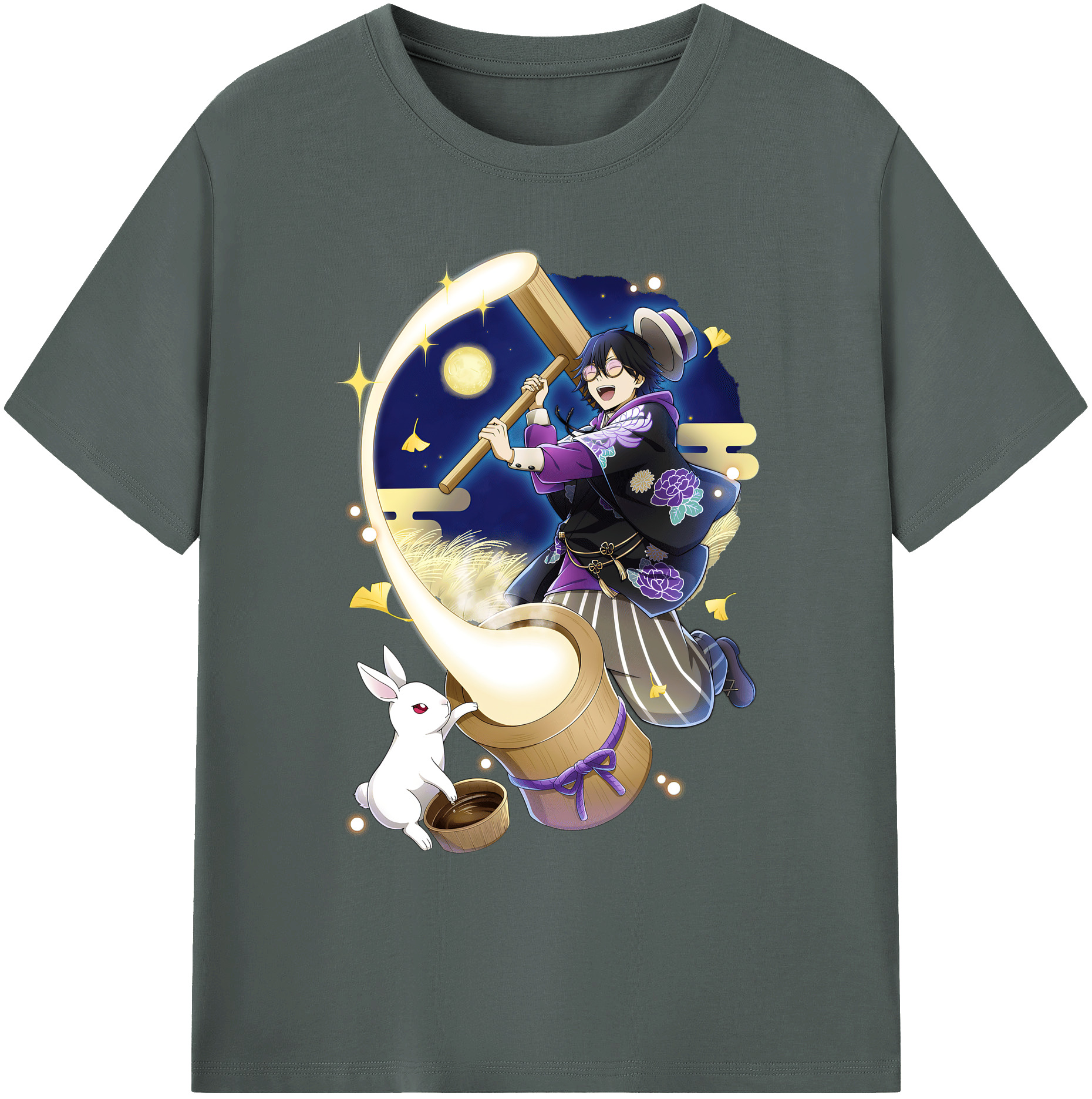 （画像用） 文豪ストレイドッグス Bungo Stray Dogs 綿100％ メンズ半袖Tシャツ｜肌触りやわらか＆通気性